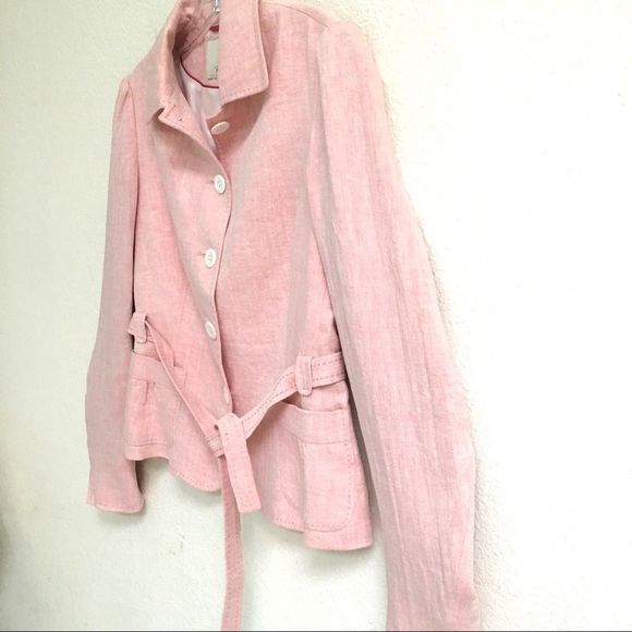 Façonnable Lena pink belt in blazer/jacket S - Picture 2 of 13